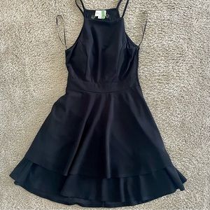 jun & ivy black semi formal homecoming dress (M)